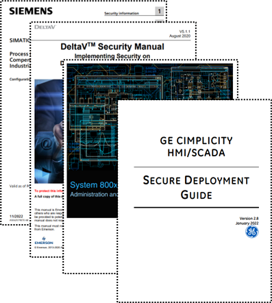 Security guides for DCS/SCADA